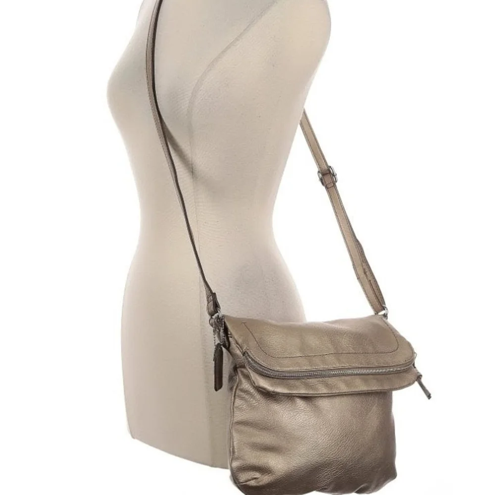 Relic Gold Metallic Crossbody Bag